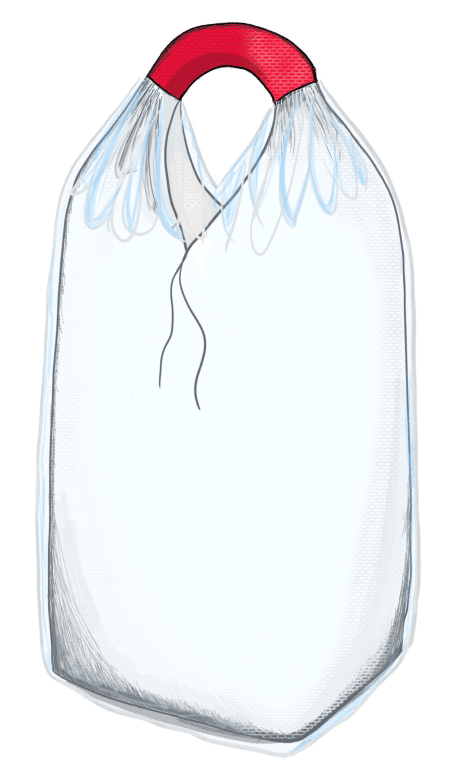 Single-loop big bags in protective covers 