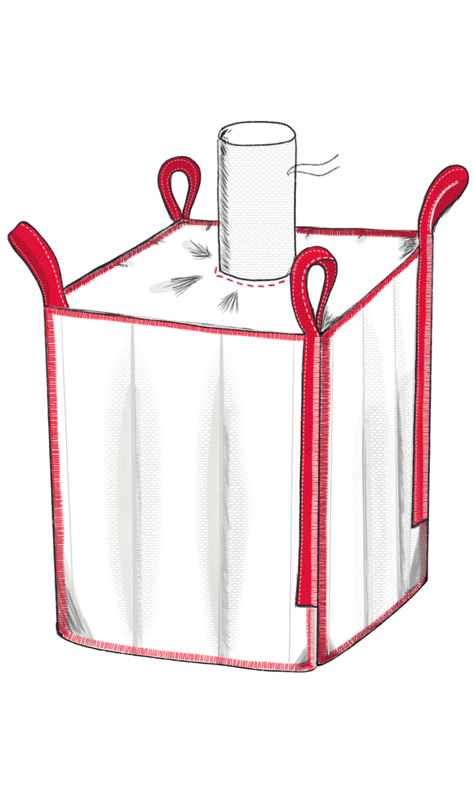 Rigid-frame (form-stable) big bags